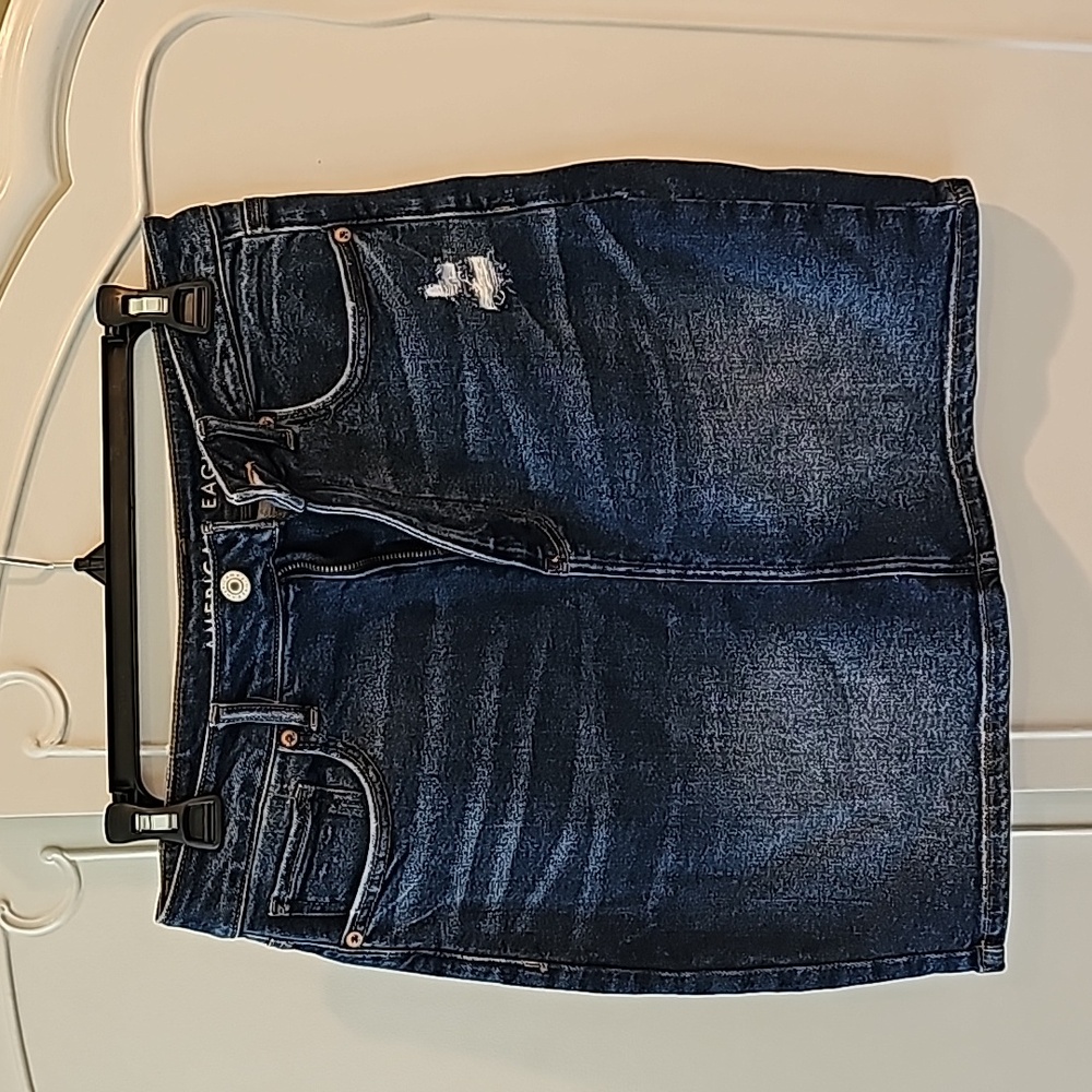 American Eagle Denim "Mom Skirt", size 8